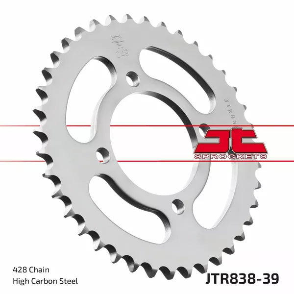 Sprocket Rear 39T 428 Jtr838.39