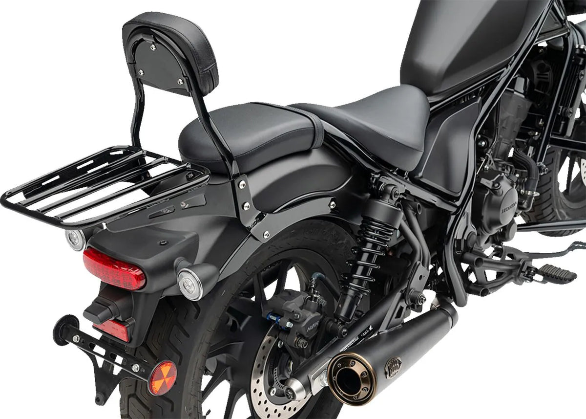 SLIP-ON MUFFLER (BLK) WITH BRONZE TIP REBEL 300/500 17-23