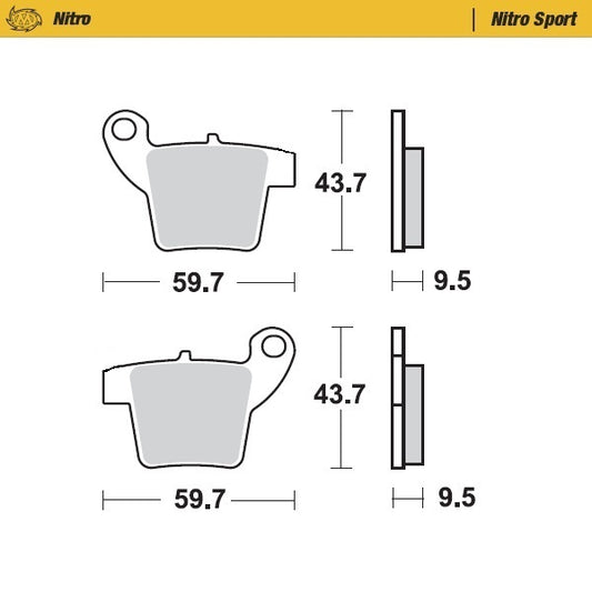 Brake Pad Nitro Sport 099022