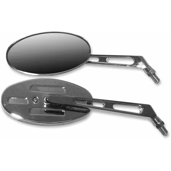 Mirror Oval Billet S/Stem 20-26305