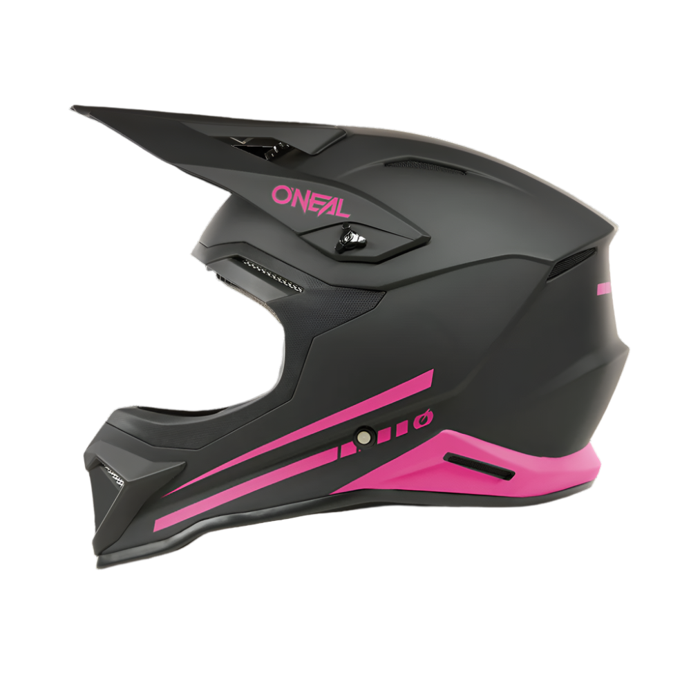 1SRS Solid V.25 Youth Helmet Black/Pink