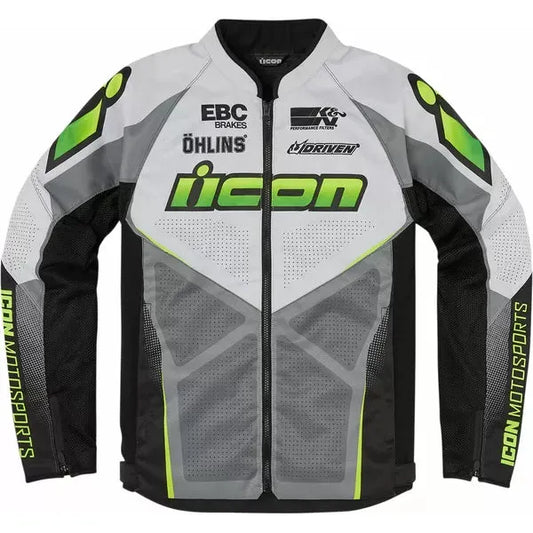 Hooligan Ultrabolt Jacket White/Green