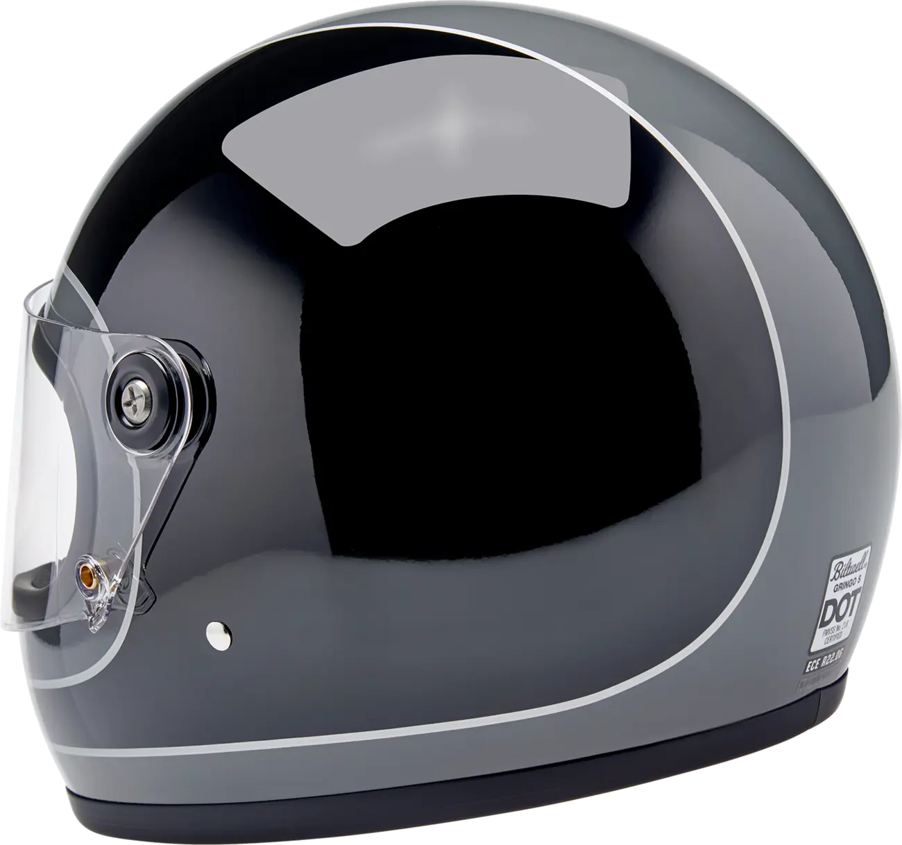 HELMET GRINGO S GLOSS STORM GRAY/BLACK TRACKER MD