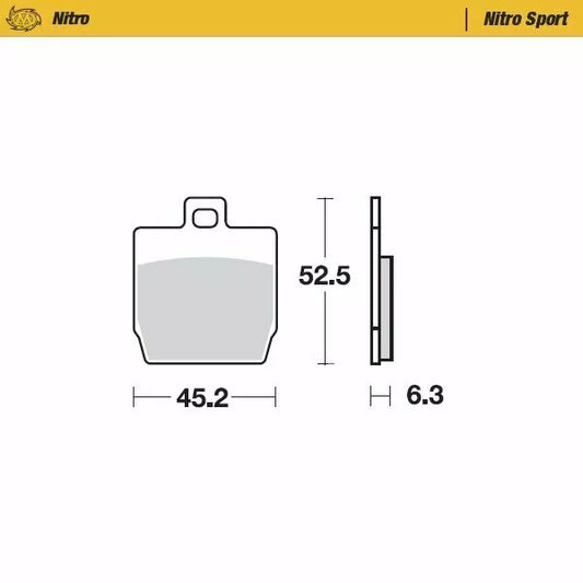 Brake Pad Nitro Sport 098022