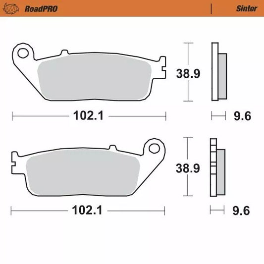 Brake Pad Sinter Front 404001