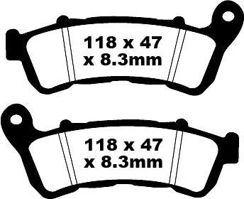 BRAKE PAD SFA ORG SCOOTER