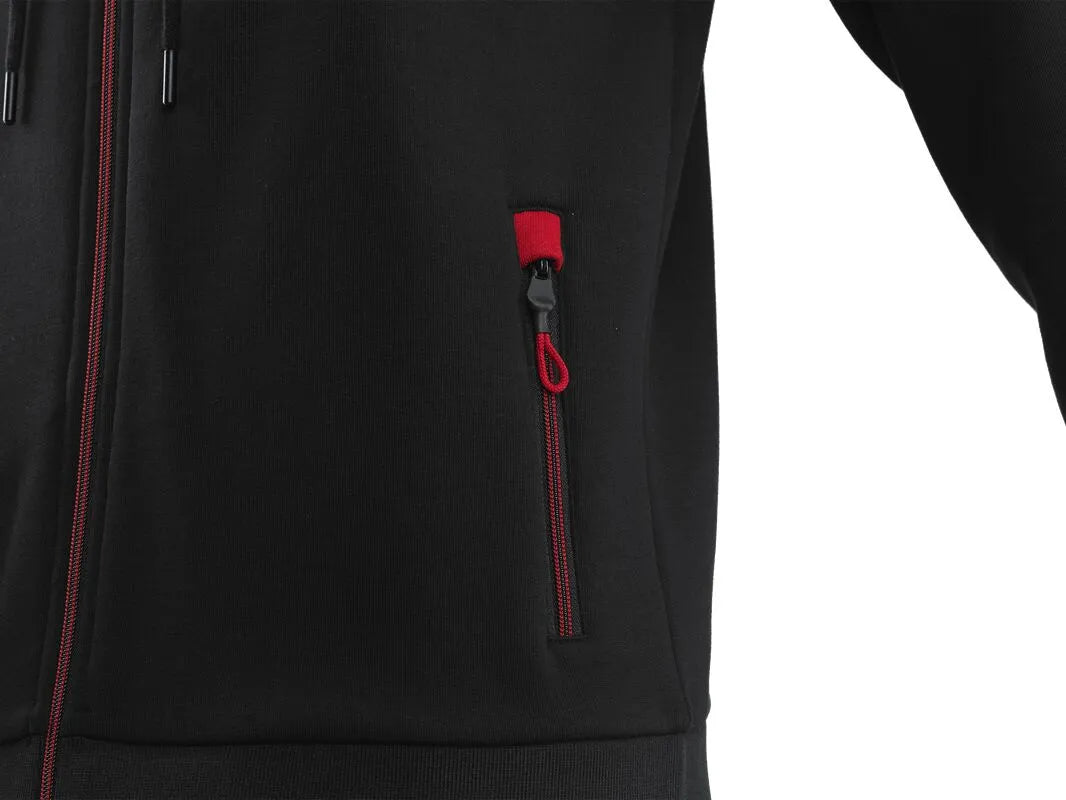 ZIP HOODIE BLACK WMN M
