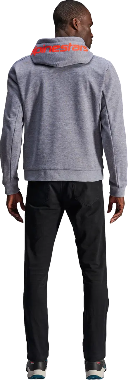 JACKET/HOODIE CHROME V2 GRY/RED 2XL