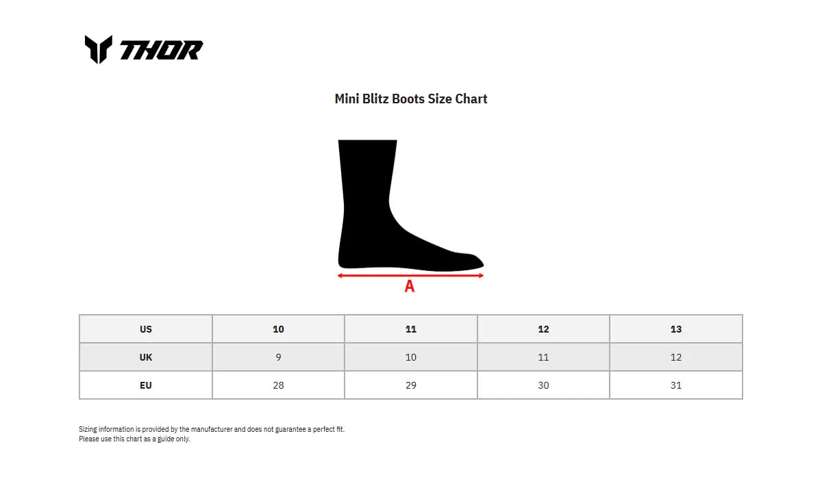 BOOT MINI BLITZ XR BLK 10