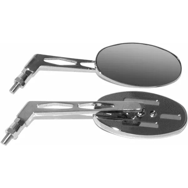 Mirror Oval Billet L/Stem 20-26307
