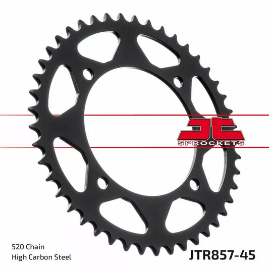 Sprocket Rear 45T 520 Blk Jtr857.45Zbk