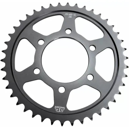 Sprocket Rear 42T 525 Blk Jtr1489.42Zbk