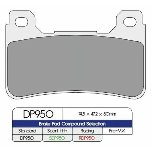 Brake Pad Sinter Dp950