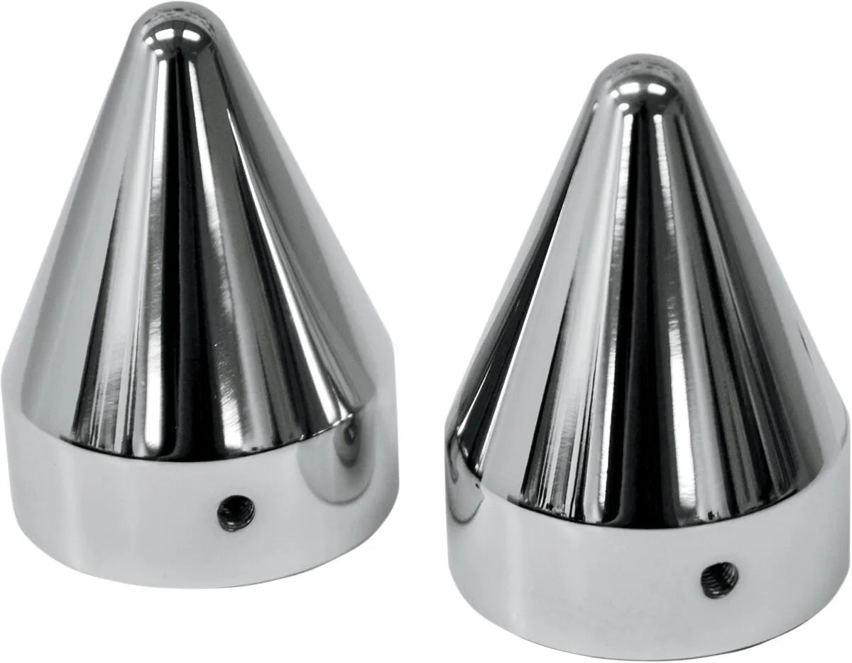 AXLE CAPS SPIKE CHR