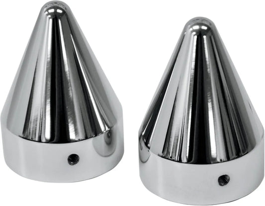 AXLE CAPS SPIKE CHR