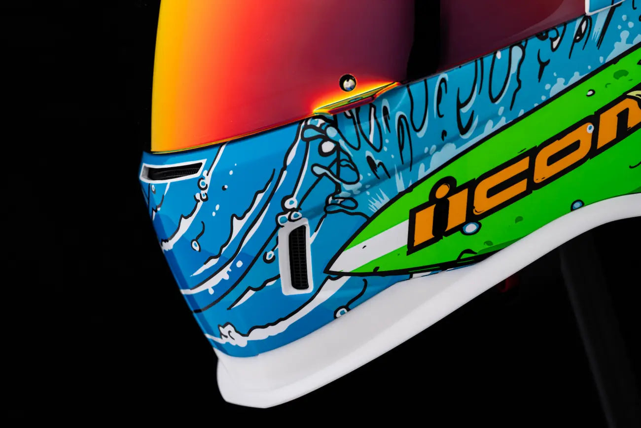 HELMET AIRFORM DINO FURY BLUE LG