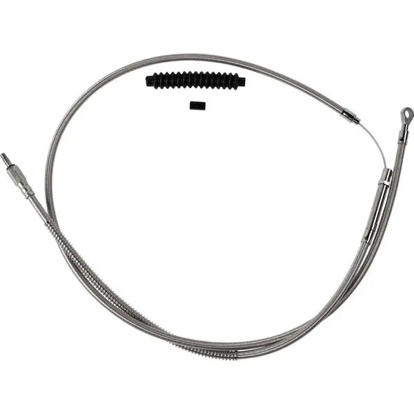 Clutch Cable  Stnls Braid +