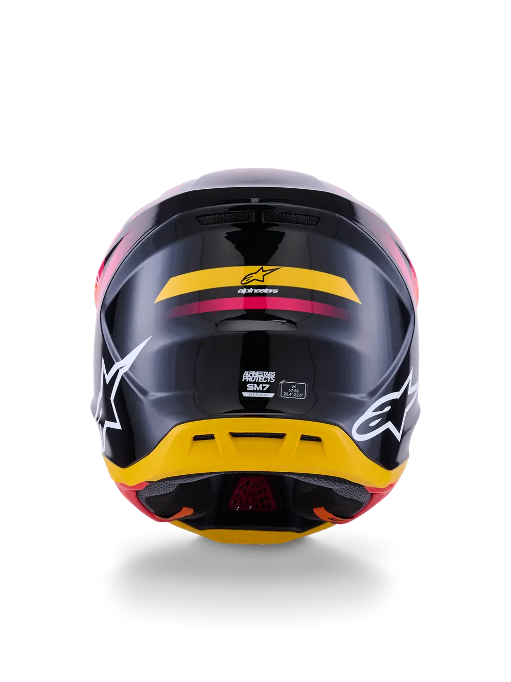 HELMET SM7 RISE BLK/YL/PINK XL