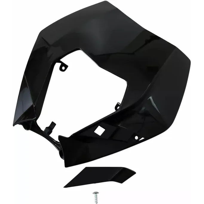 Headlight Plast Exc 09-13 Blk Kt04090@001