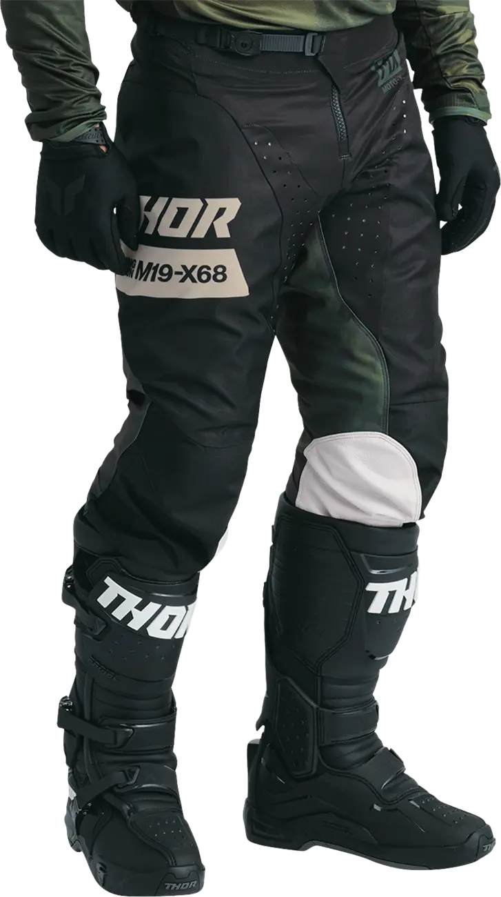 PANT LAUNCHMODE BLEACH BLACK/CAMO 42