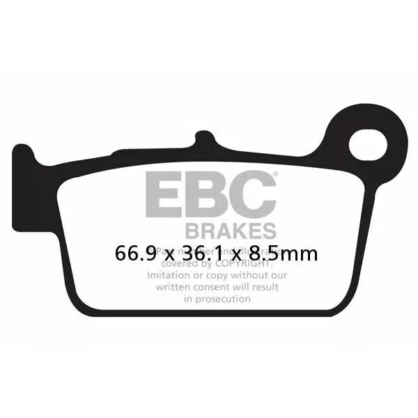 Brake Pad Fa-Tt Series Carbon Offroad FA367/2TT