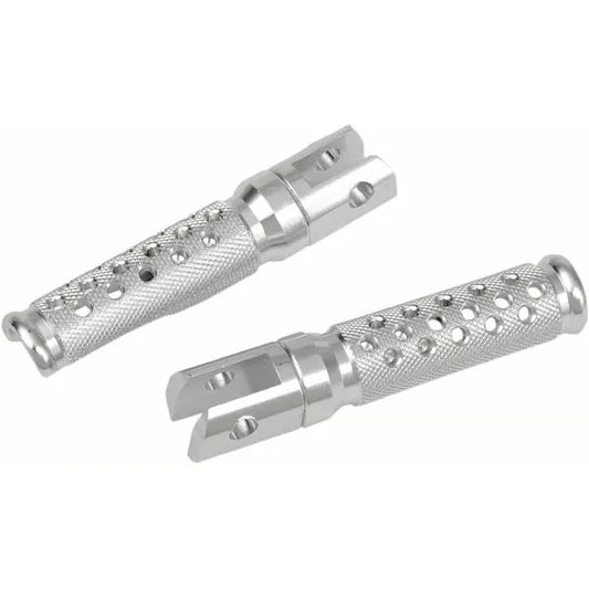 Footpegs Slash-Cut Silver 50-11211A