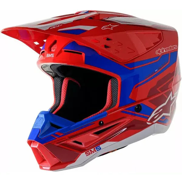 Supertech M5 Action 2 Helmet Blue/Red/White