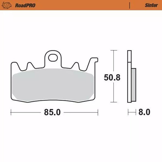 Brake Pad Sinter Front 408001