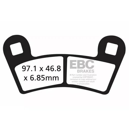 Brake Pad Fa-Tt Series Carbon Offroad FA456TT