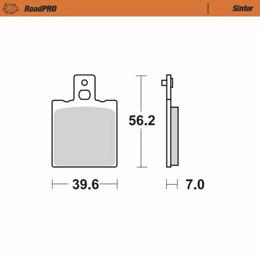 Brake Pad Sinter Rear 401702
