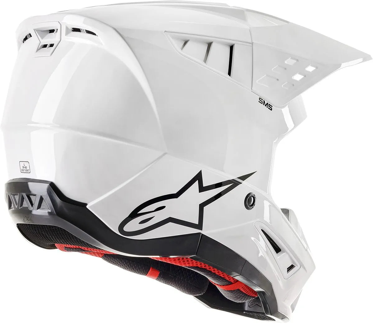 HELMET SM5 SOLID WHT 2X
