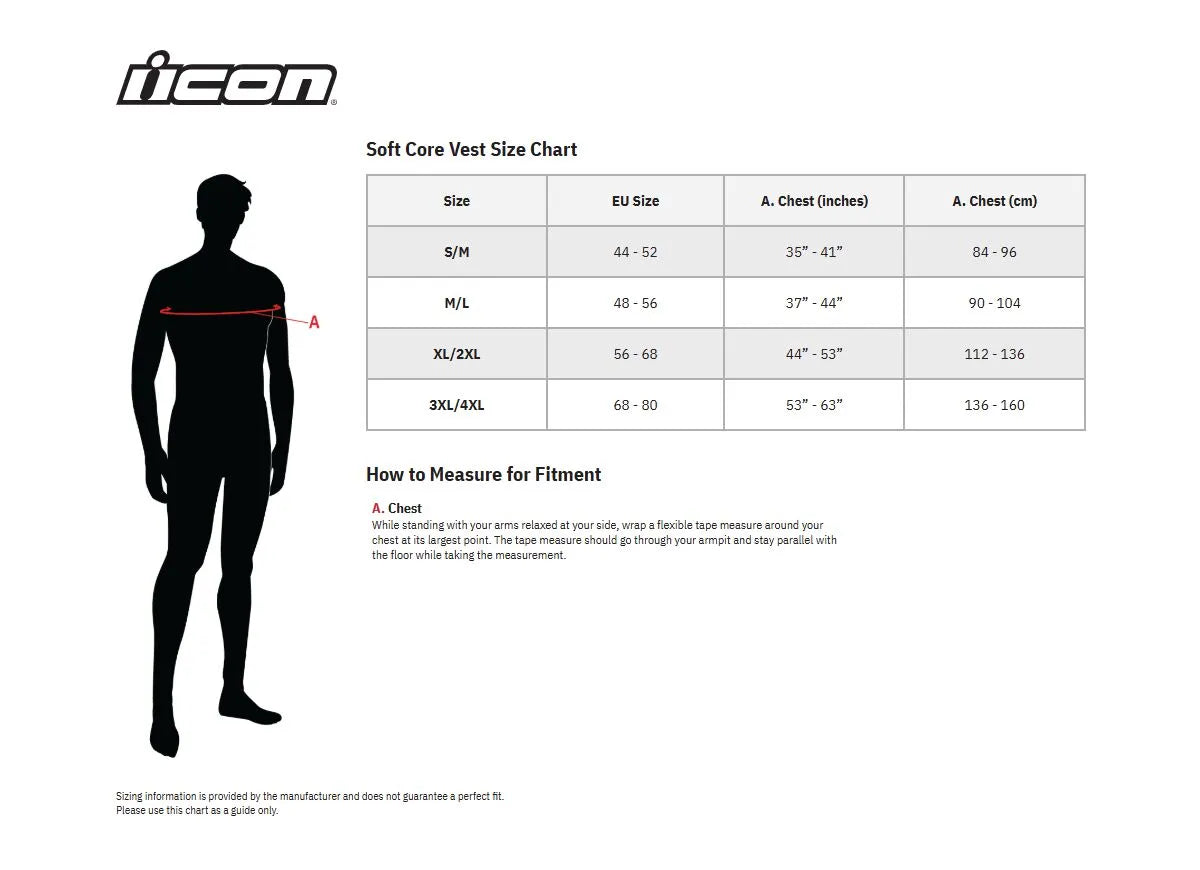 VEST FIELD ARMOR SOFTCORE BLACK MD/LG