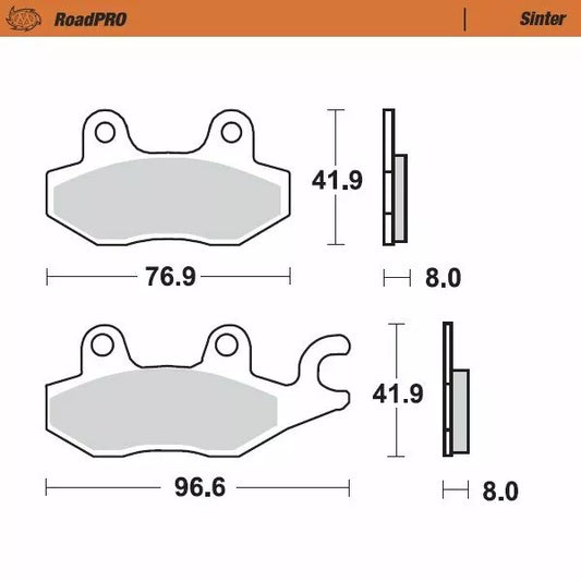 Brake Pad Scooter 412803