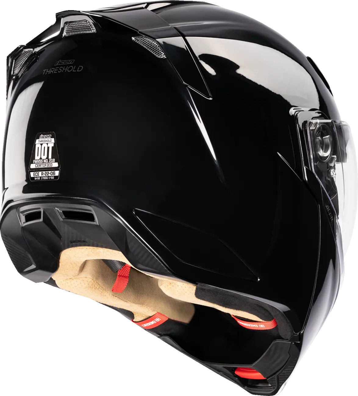HELMET THRESHOLD GLOSS BLACK SM