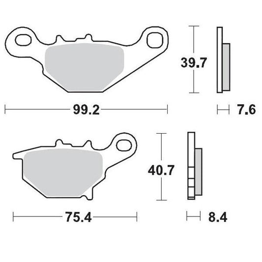 Brake Pad Racing 094811