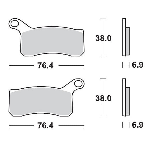 Brake Pad Racing 096511