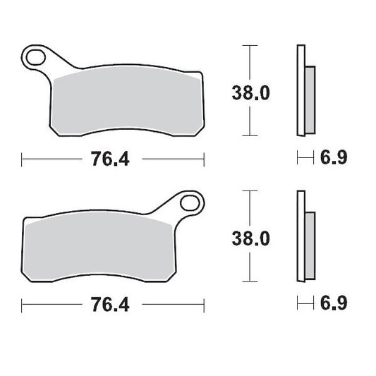 Brake Pad Racing 096511