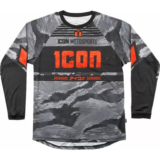 Tiger’s Blood Jersey Camo Grey/Orange