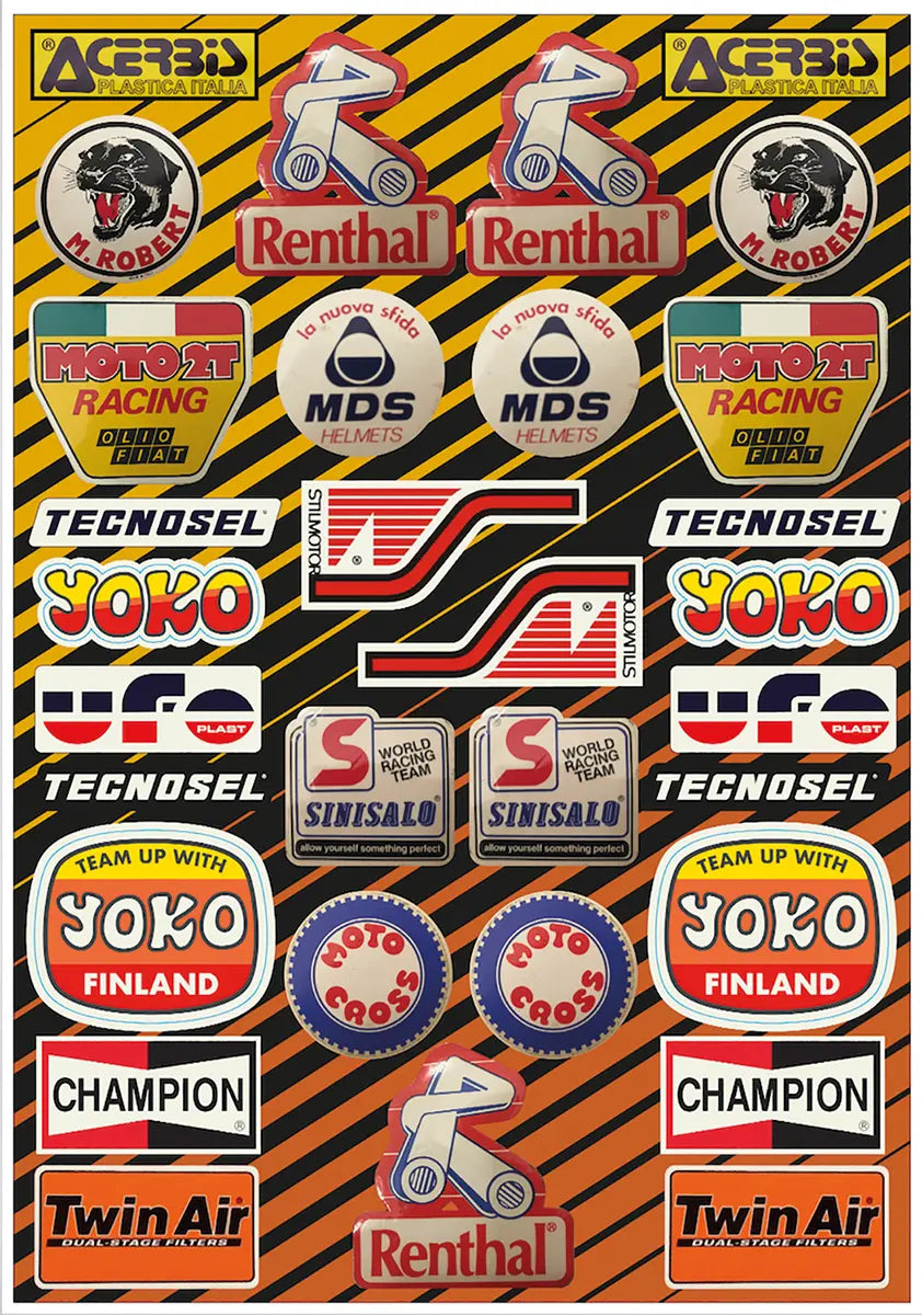 STICKERS SHEET TECNOSEL