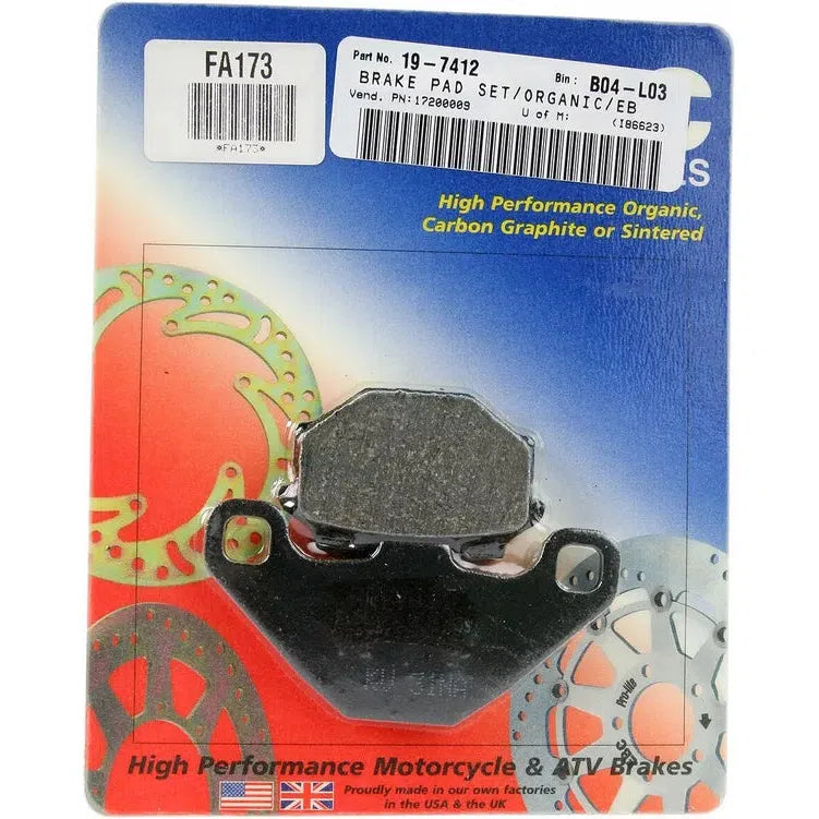 Brake Pad Fa Series Organic FA173