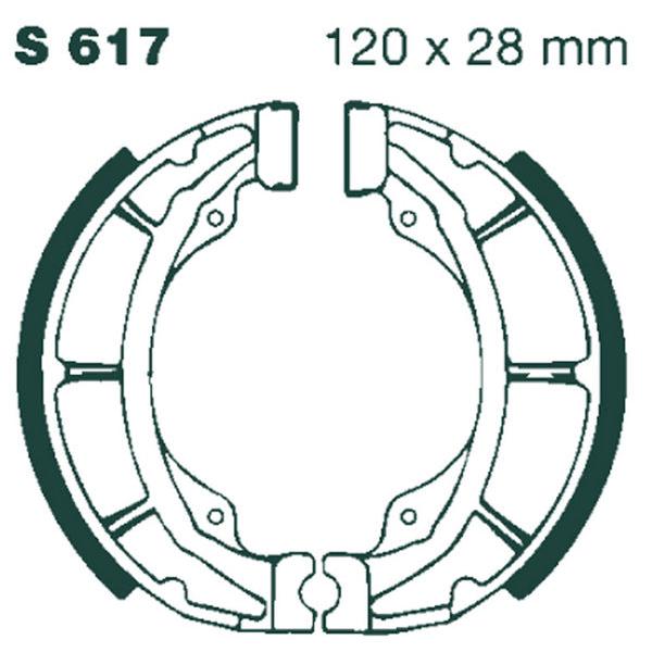 Brake Shoe Plain Series Organic S617