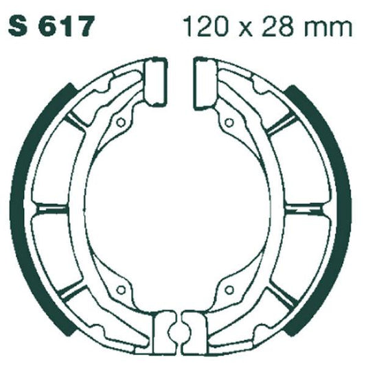 Brake Shoe Plain Series Organic S617