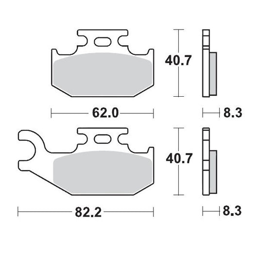 Brake Pad Racing 096311