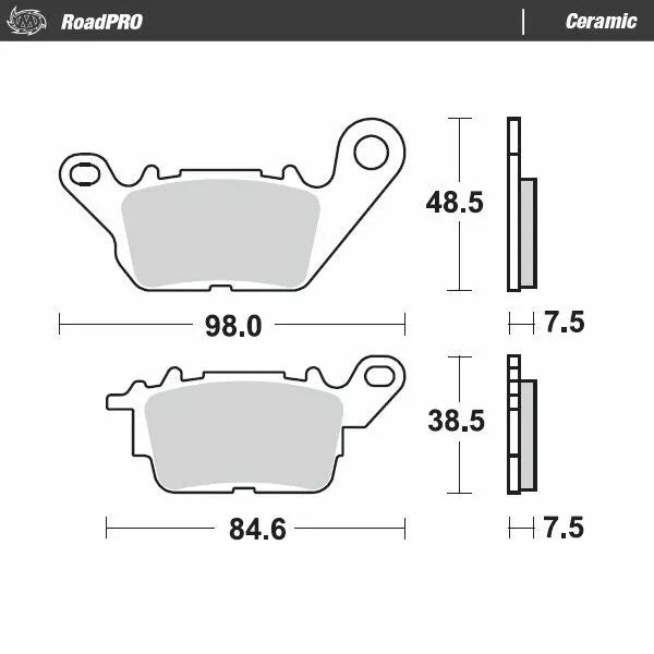 Brake Pad Ceramic 412904