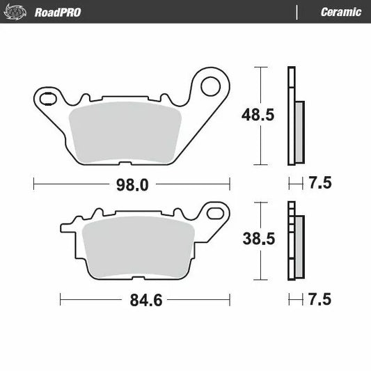 Brake Pad Ceramic 412904