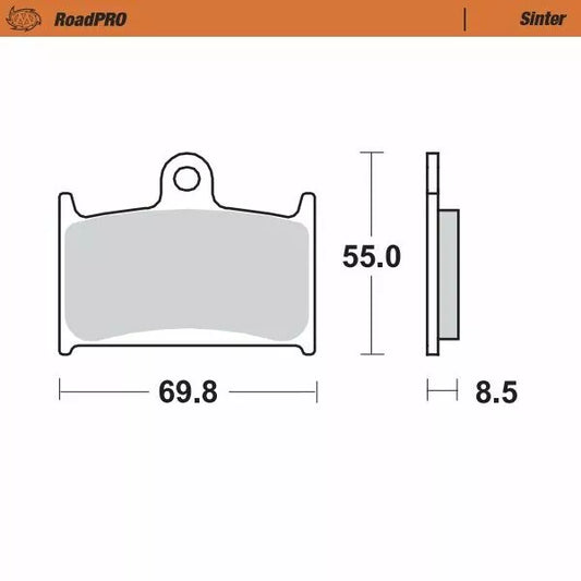 Brake Pad Sinter Front 402401