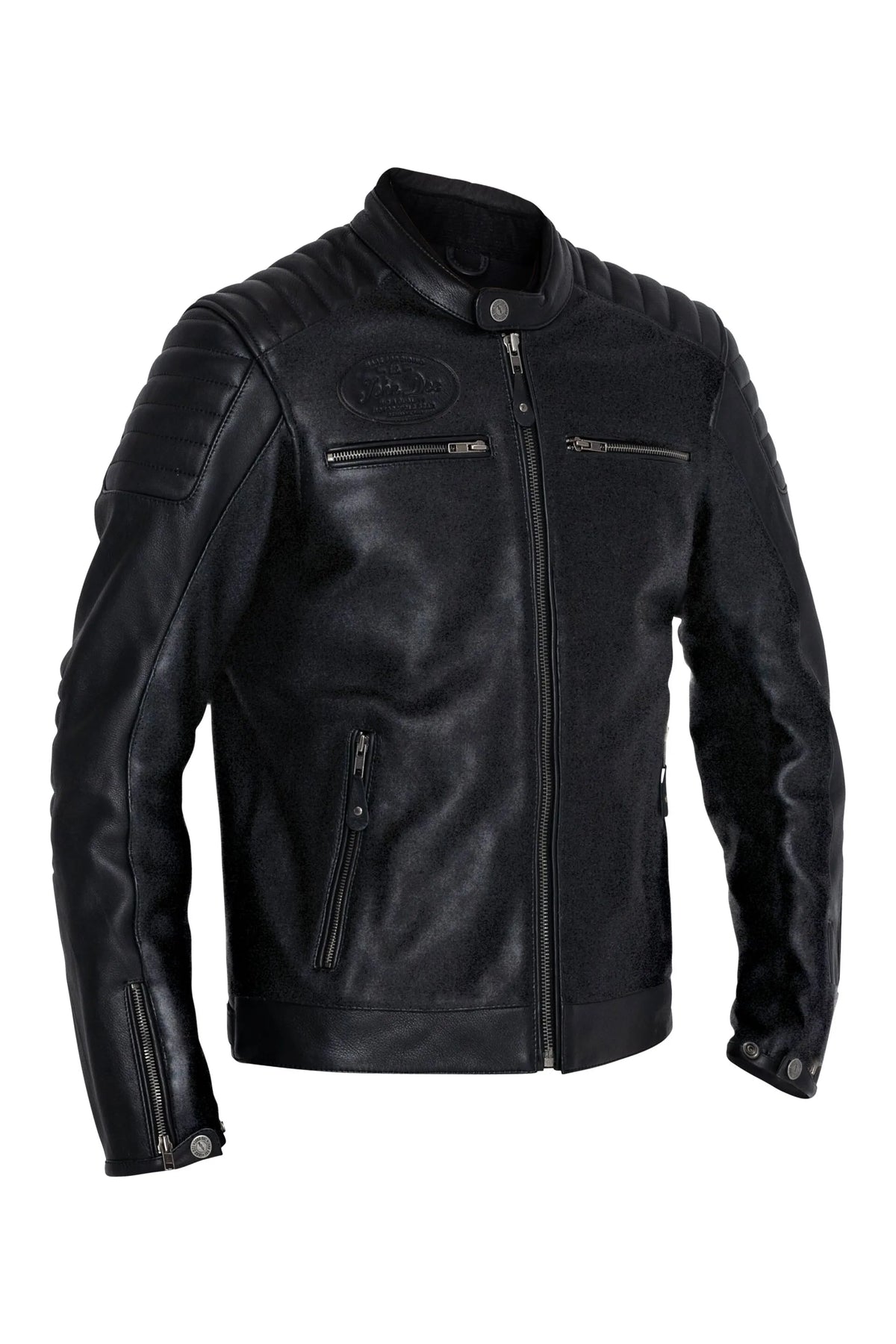 JACKET DEXTER LEATHER BLACK XL