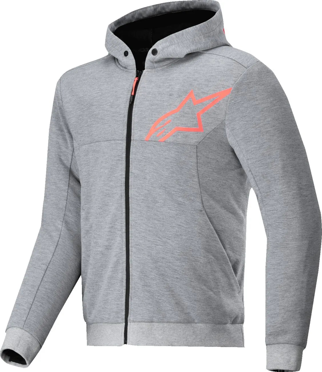 JACKET/HOODIE CHROME V2 GRY/RED 2XL