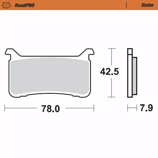 Brake Pad Sinter Front 413101