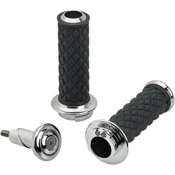 Grips Alumicore D-Cble Chrome 6604-105-01